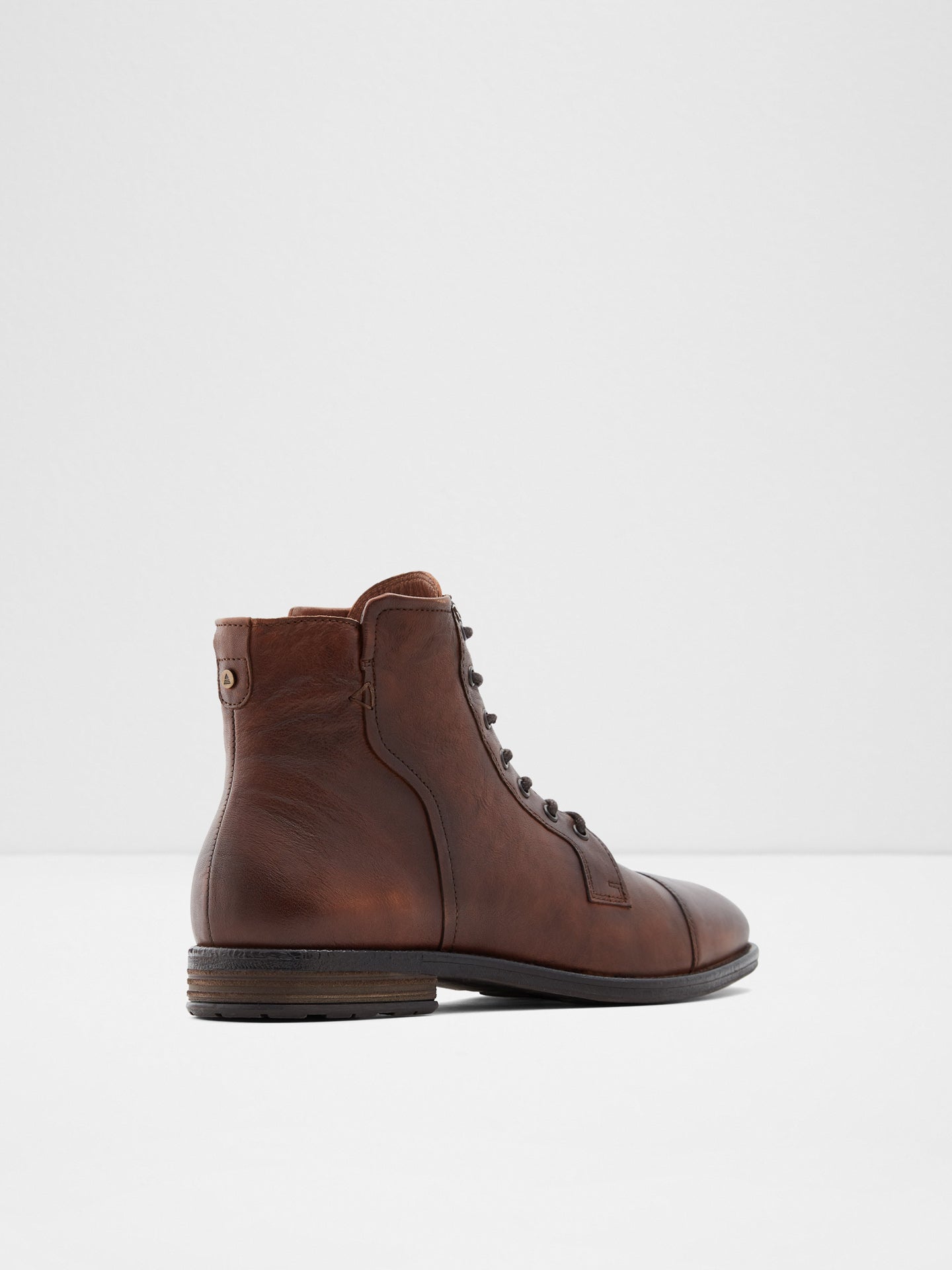 Aldo Brown Zip Up Boots