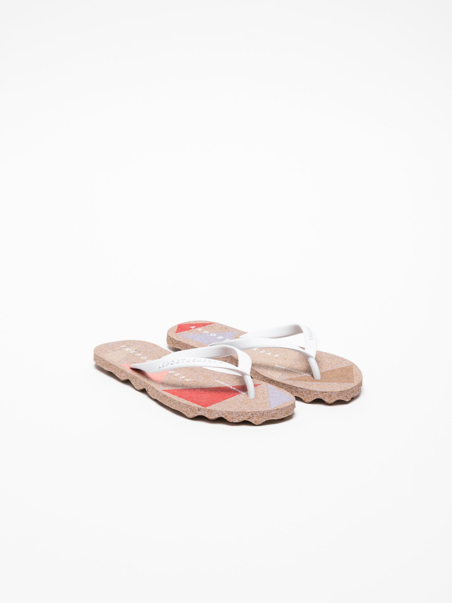 ASPORTUGUESAS White Thong Flip-Flops