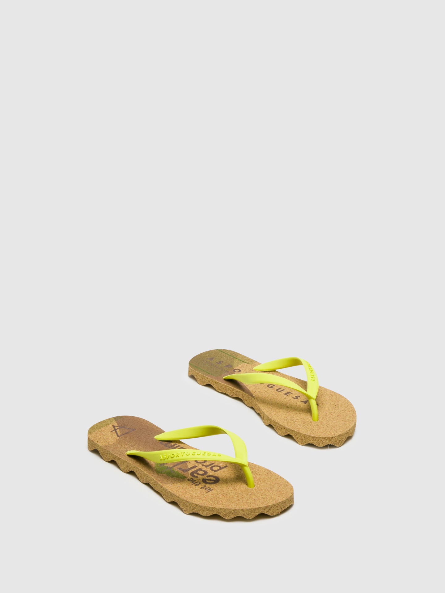ASPORTUGUESAS Green Thong Flip-Flops