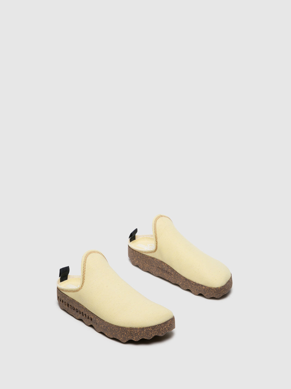 ASPORTUGUESAS Yellow Closed Mules