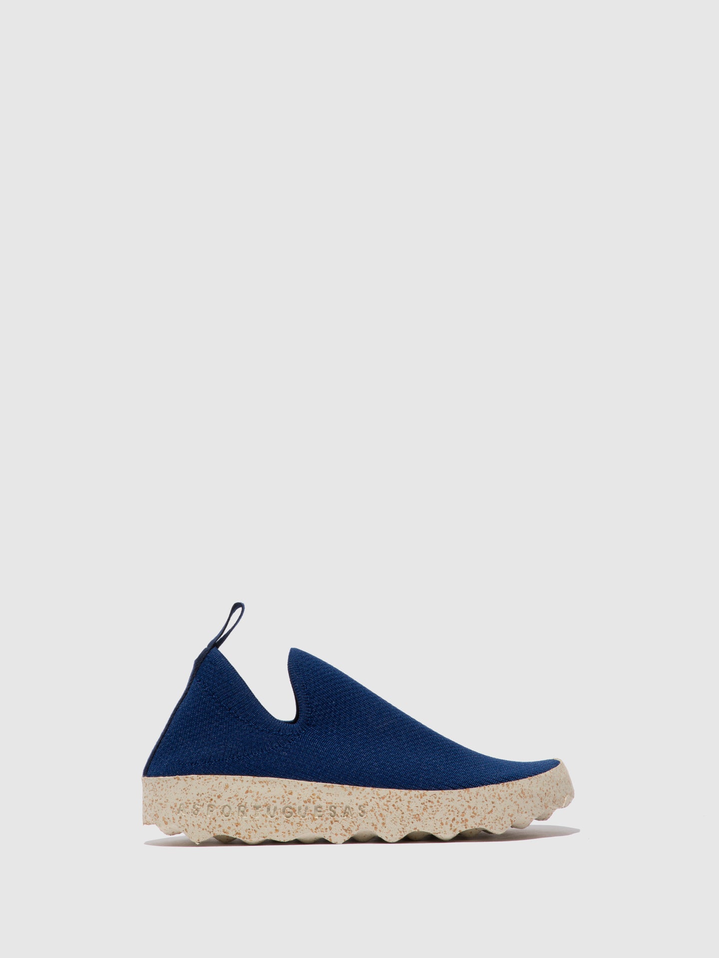 ASPORTUGUESAS Elasticated Trainers CARE_L Navy S.café Stretch