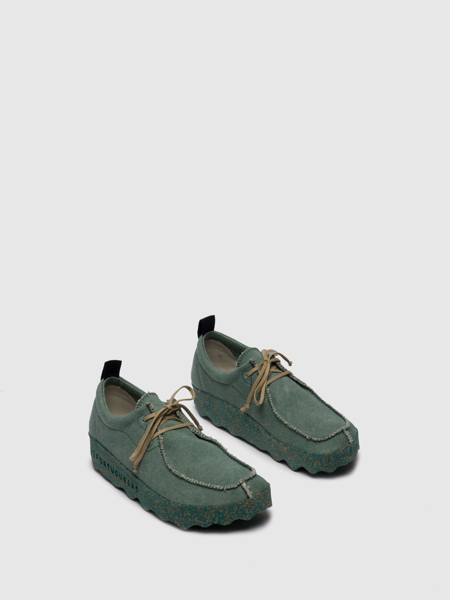 ASPORTUGUESAS Green Lace-up Shoes