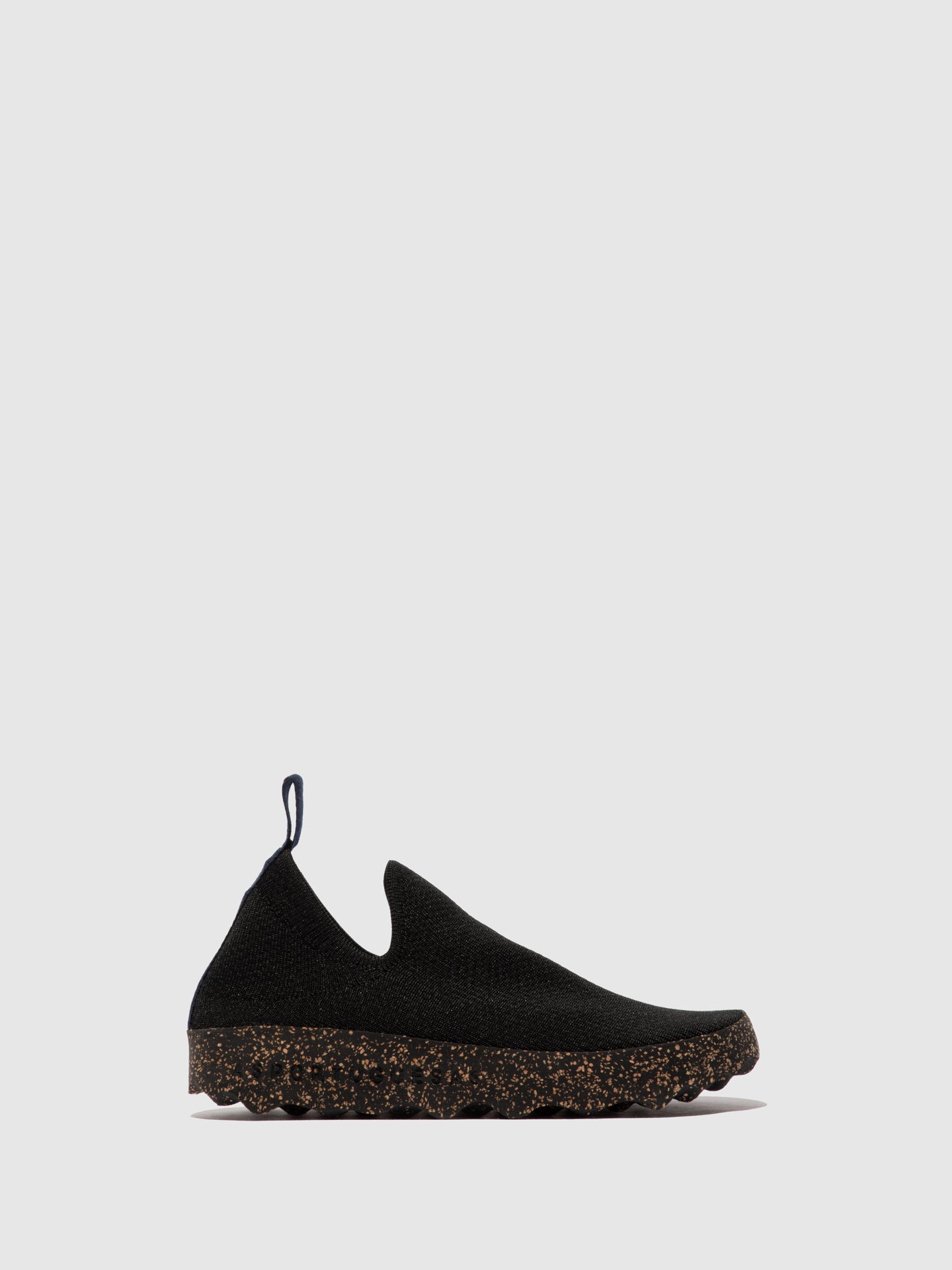 ASPORTUGUESAS Elasticated Trainers CARE_M Black S.café Stretch