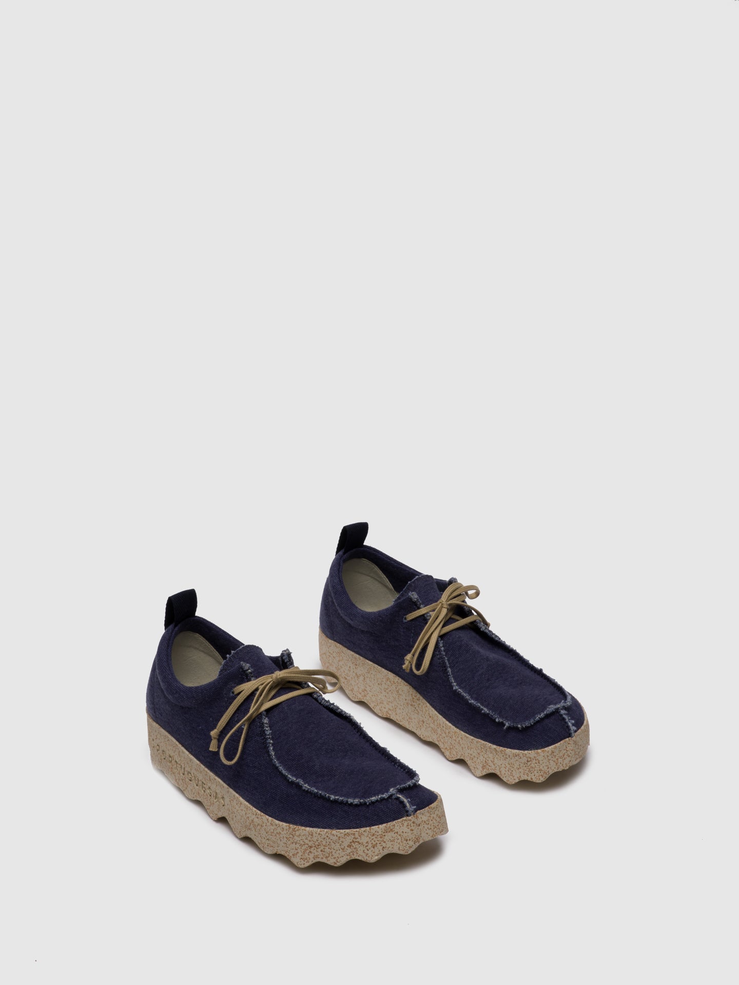 ASPORTUGUESAS Navy Lace-up Shoes