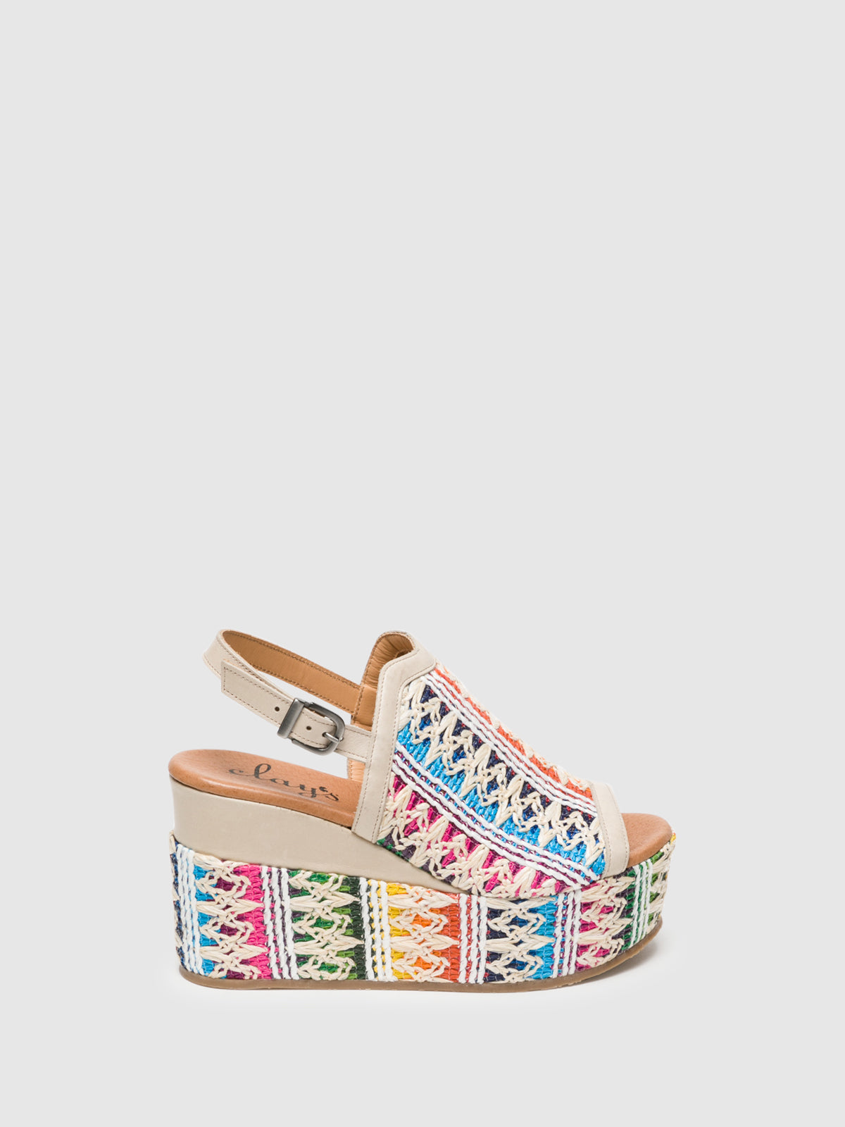 Clay's Multicolor Wedge Sandals