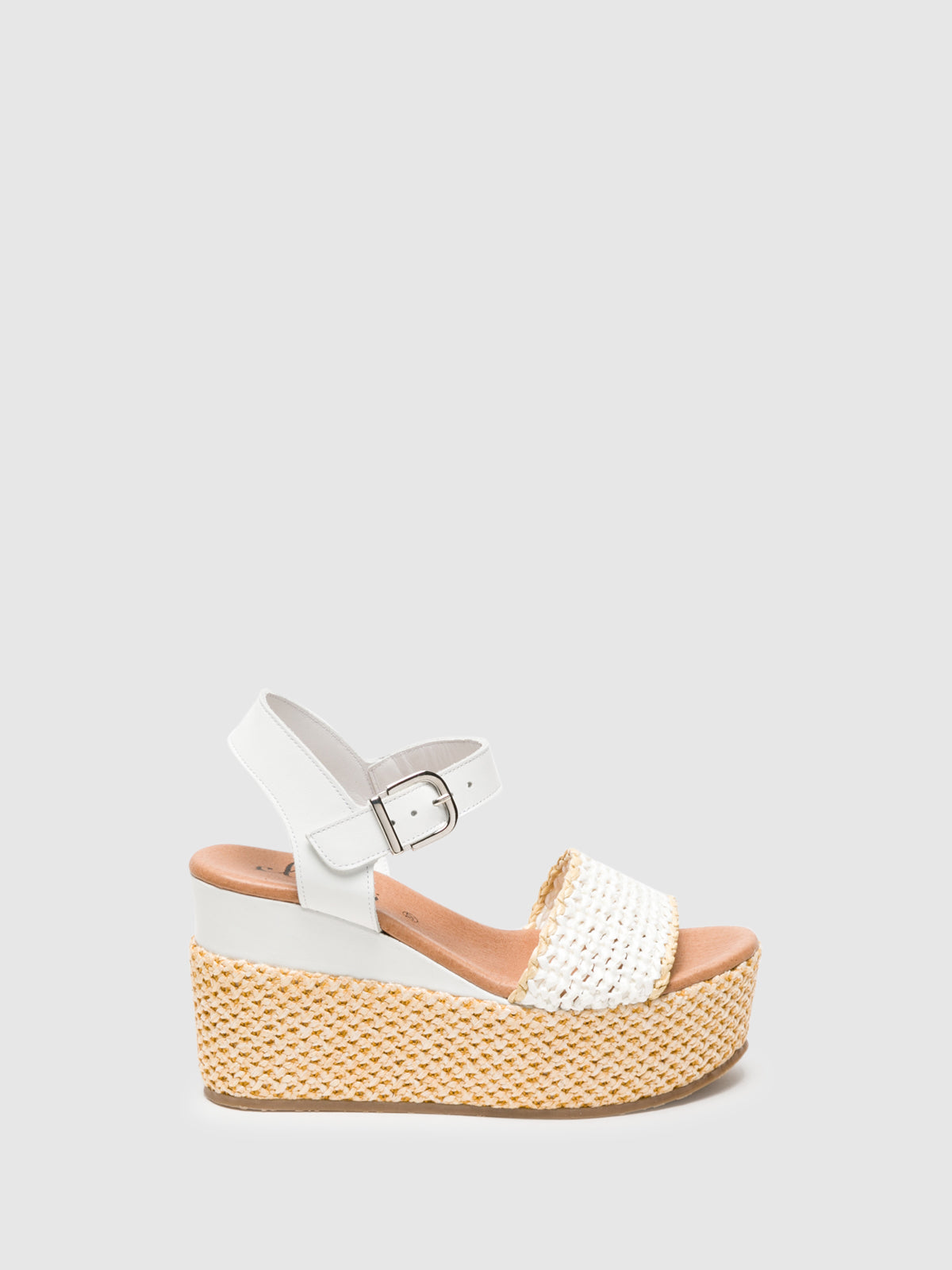 Clay's White Wedge Sandals