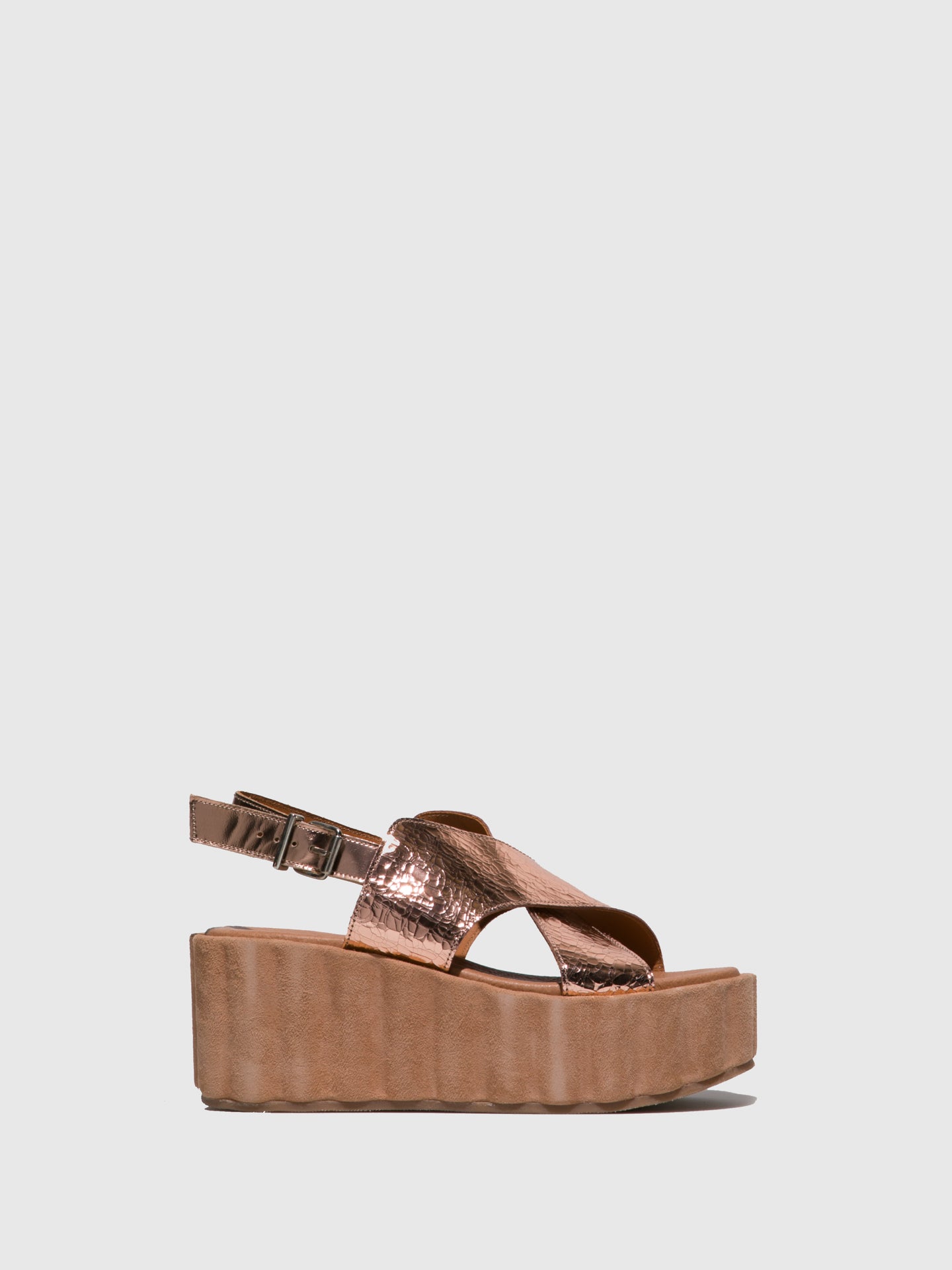 Clay's PeachPuff Platform Sandals