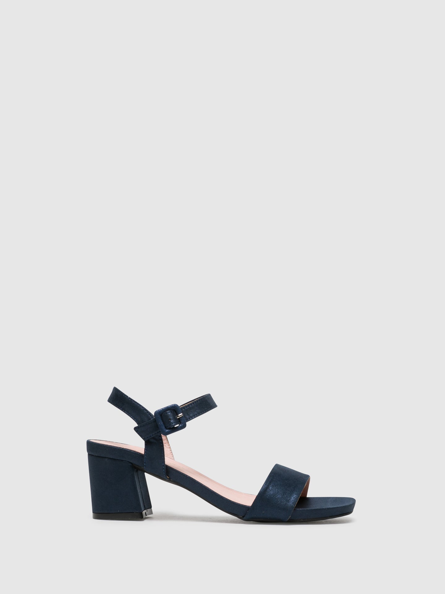 D'Angela Navy Buckle Sandals