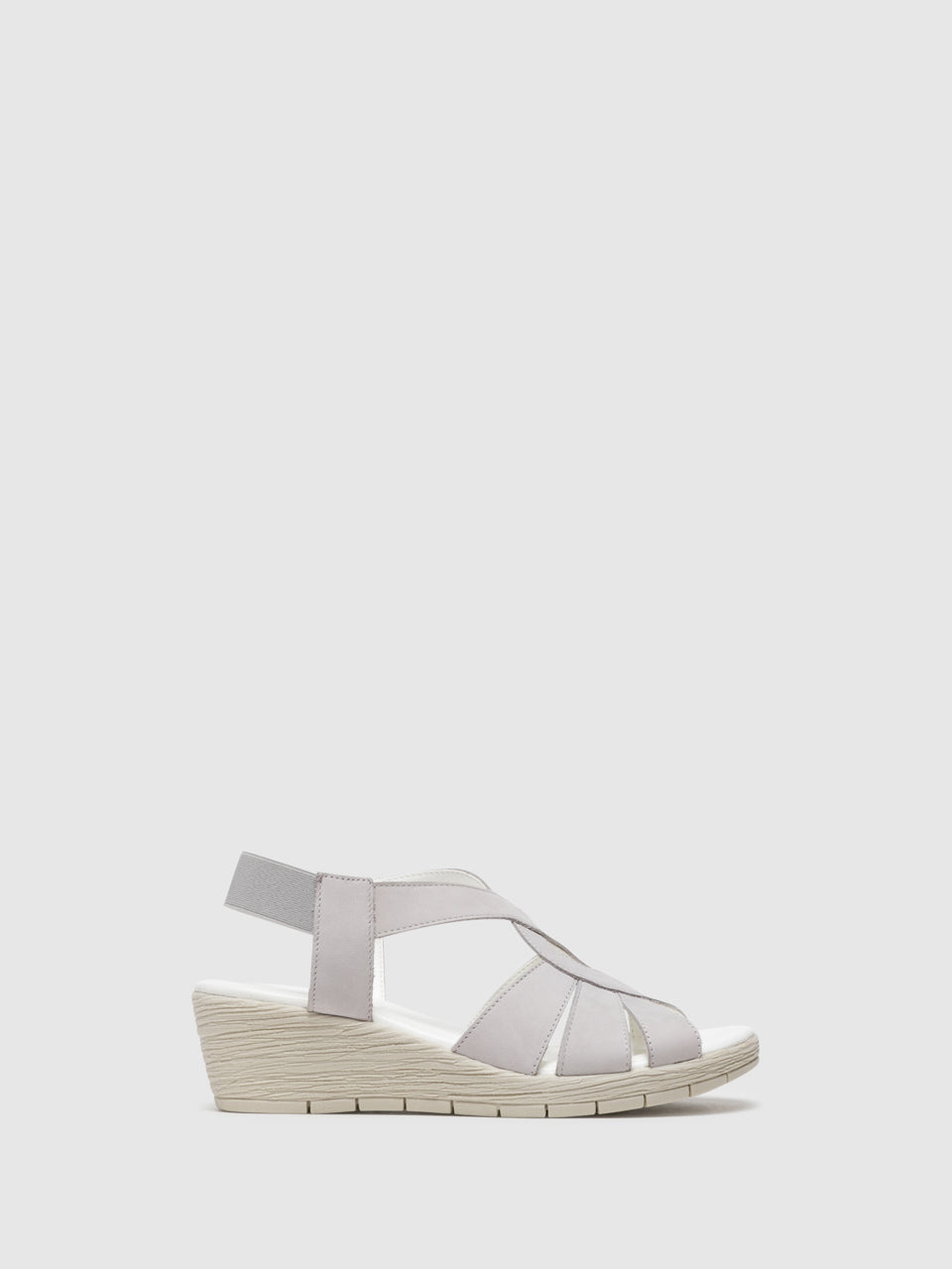 The Flexx Gray Wedge Sandals