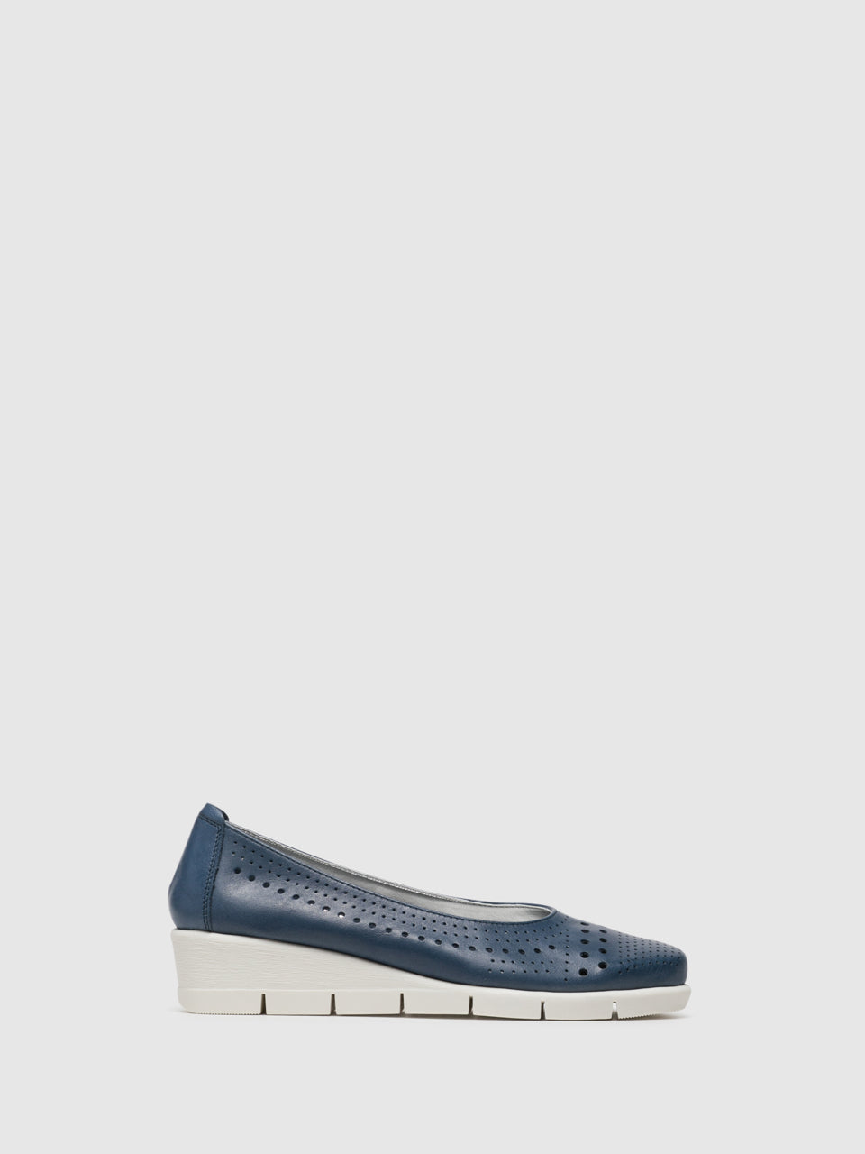 The Flexx Blue Wedge Shoes