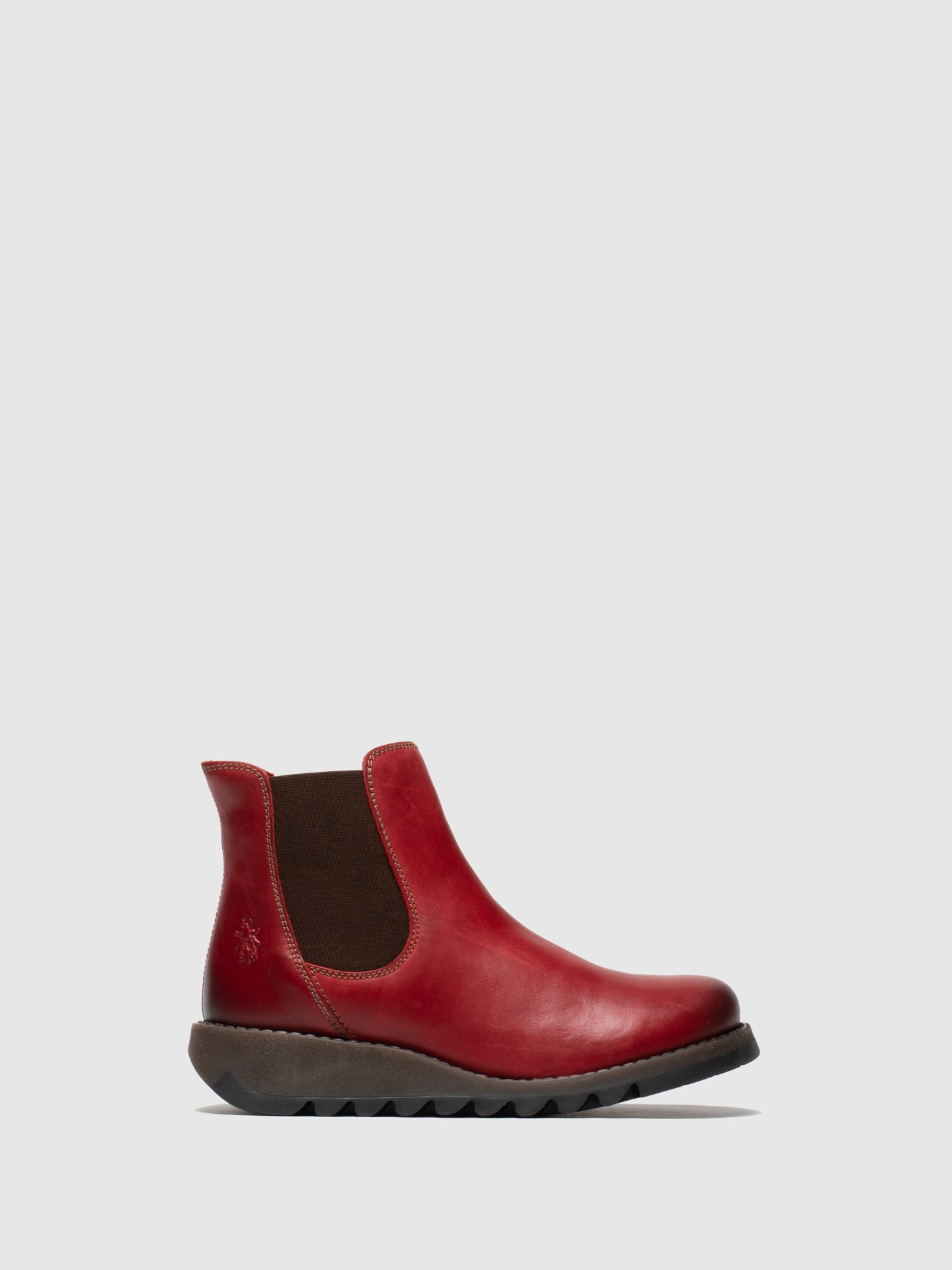 Fly London Red Chelsea Ankle Boots