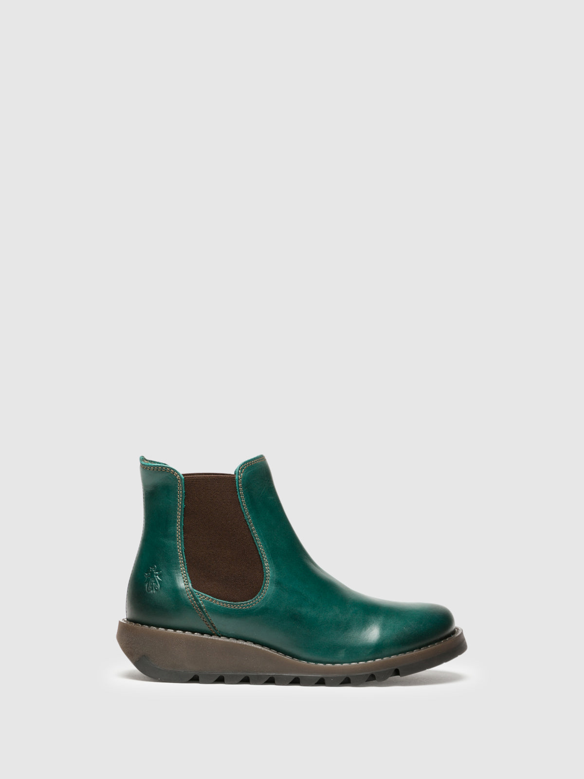 Fly London Green Chelsea Ankle Boots