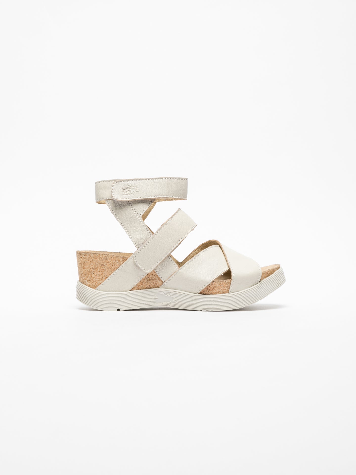 Fly London White Strappy Sandals