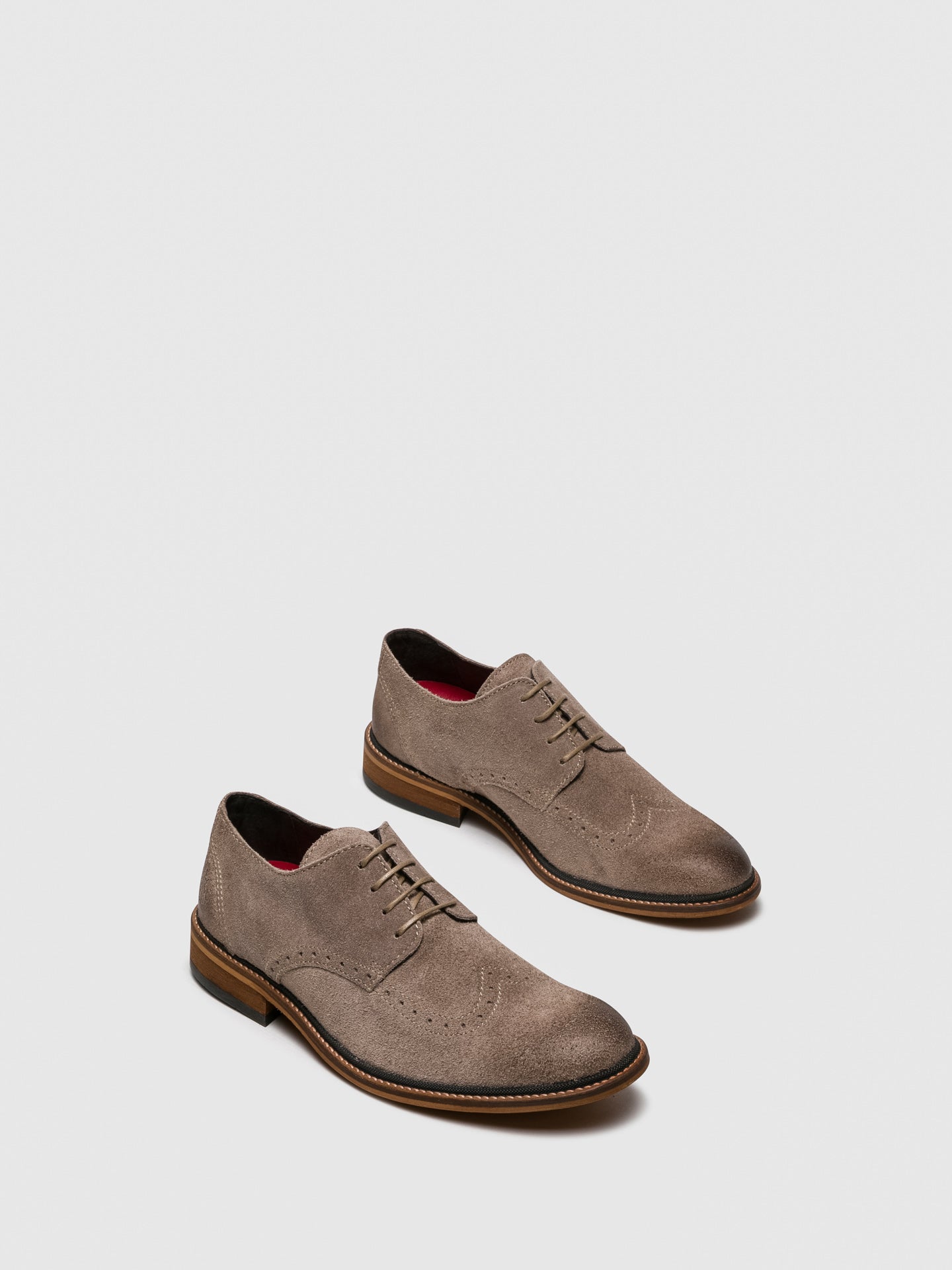 Fly London Tan Derby Shoes