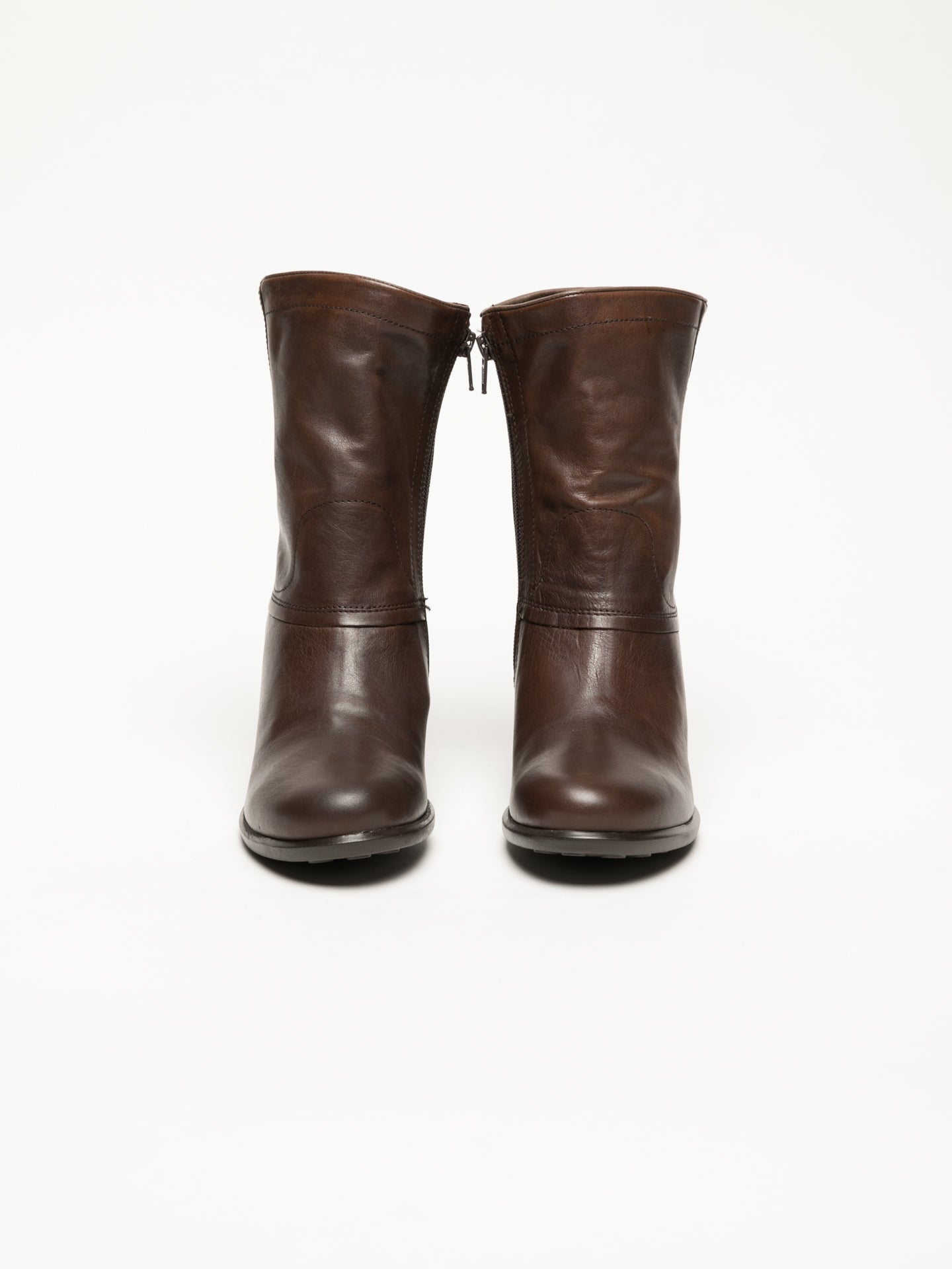 Fly London Brown Zip Up Ankle Boots