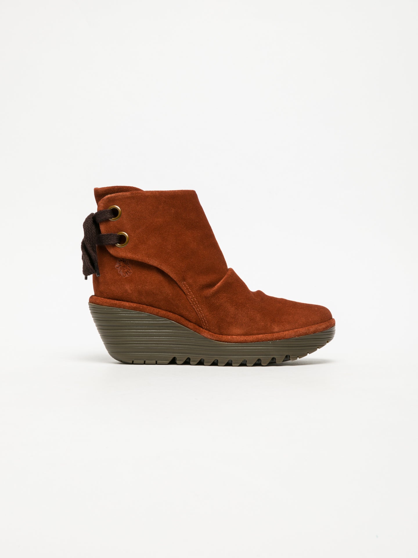 Fly London Firebrick Wedge Ankle Boots