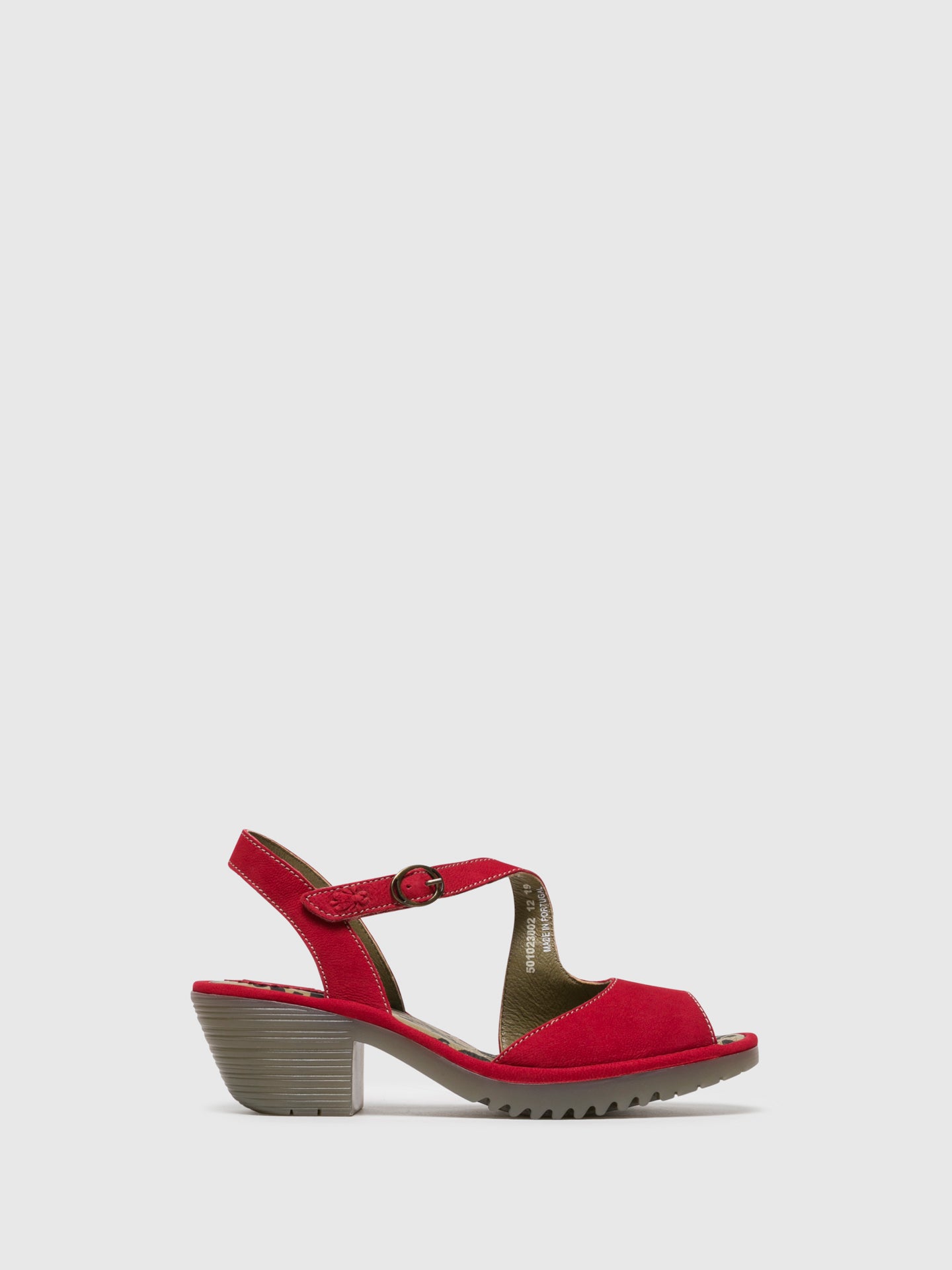 Fly London Red Velcro Sandals