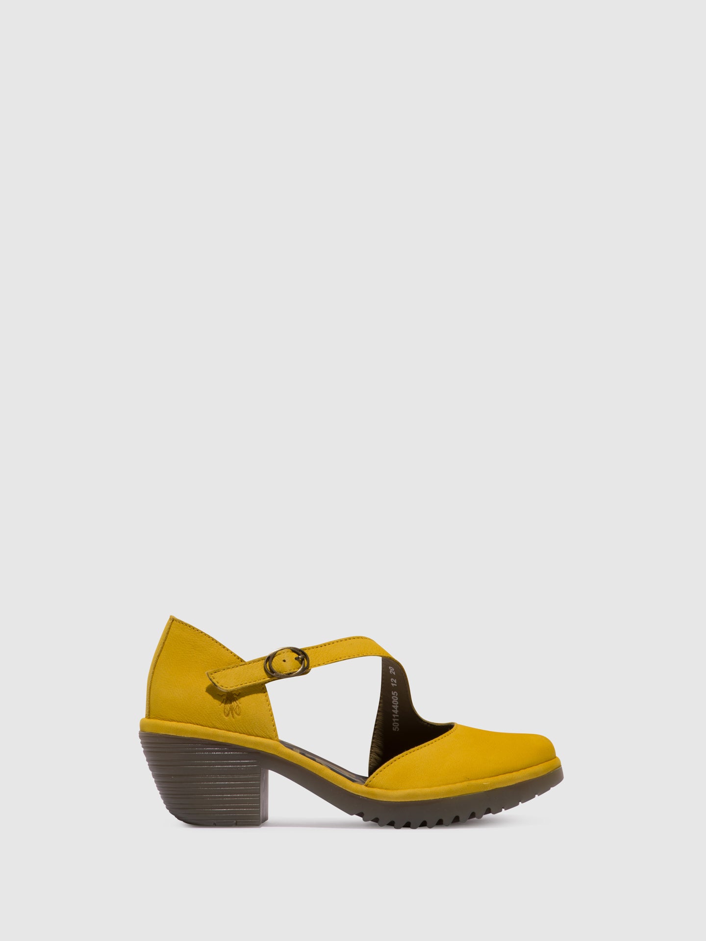 Fly London Yellow Velcro Sandals