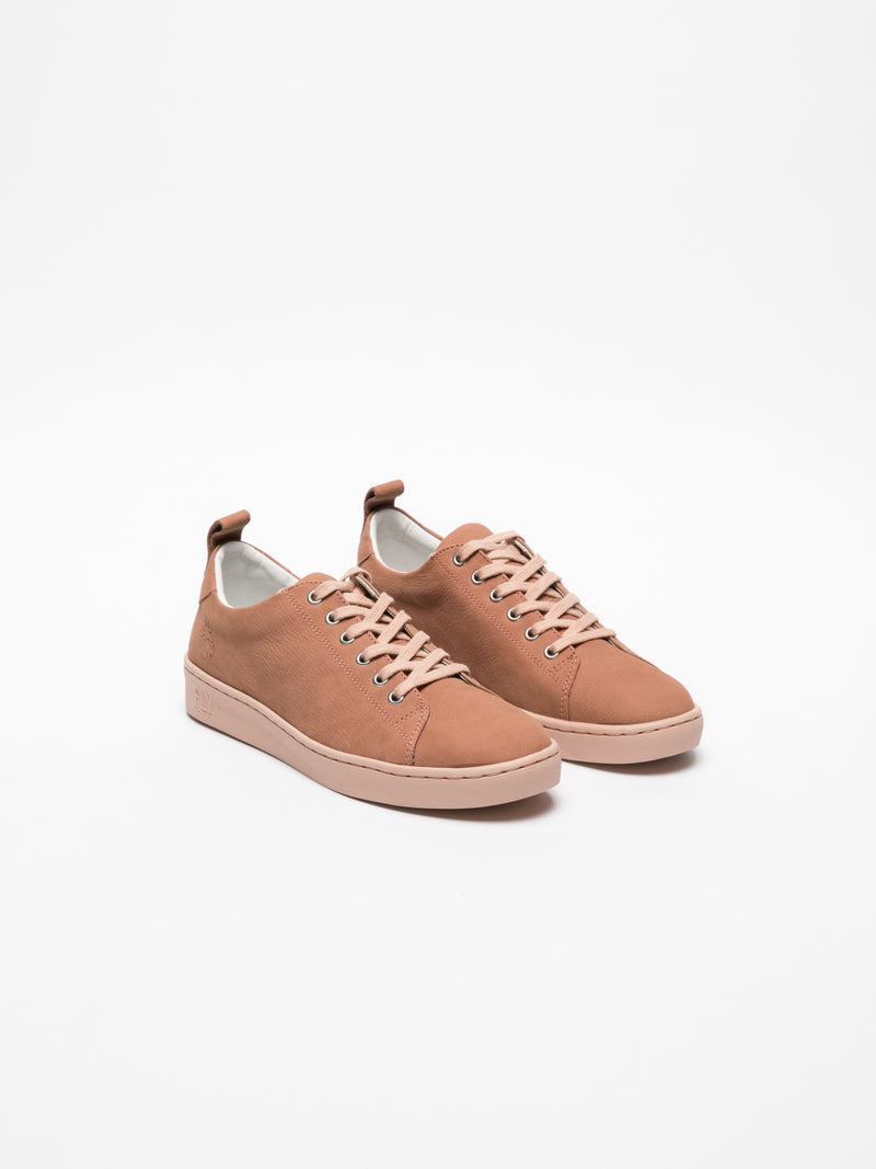 Fly London Pink Lace-up Trainers