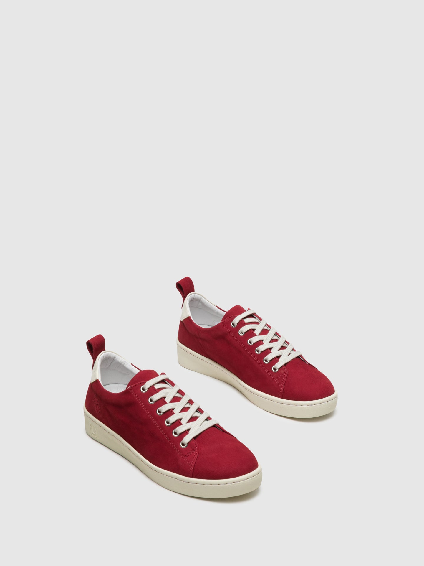 Fly London Red Lace-up Trainers