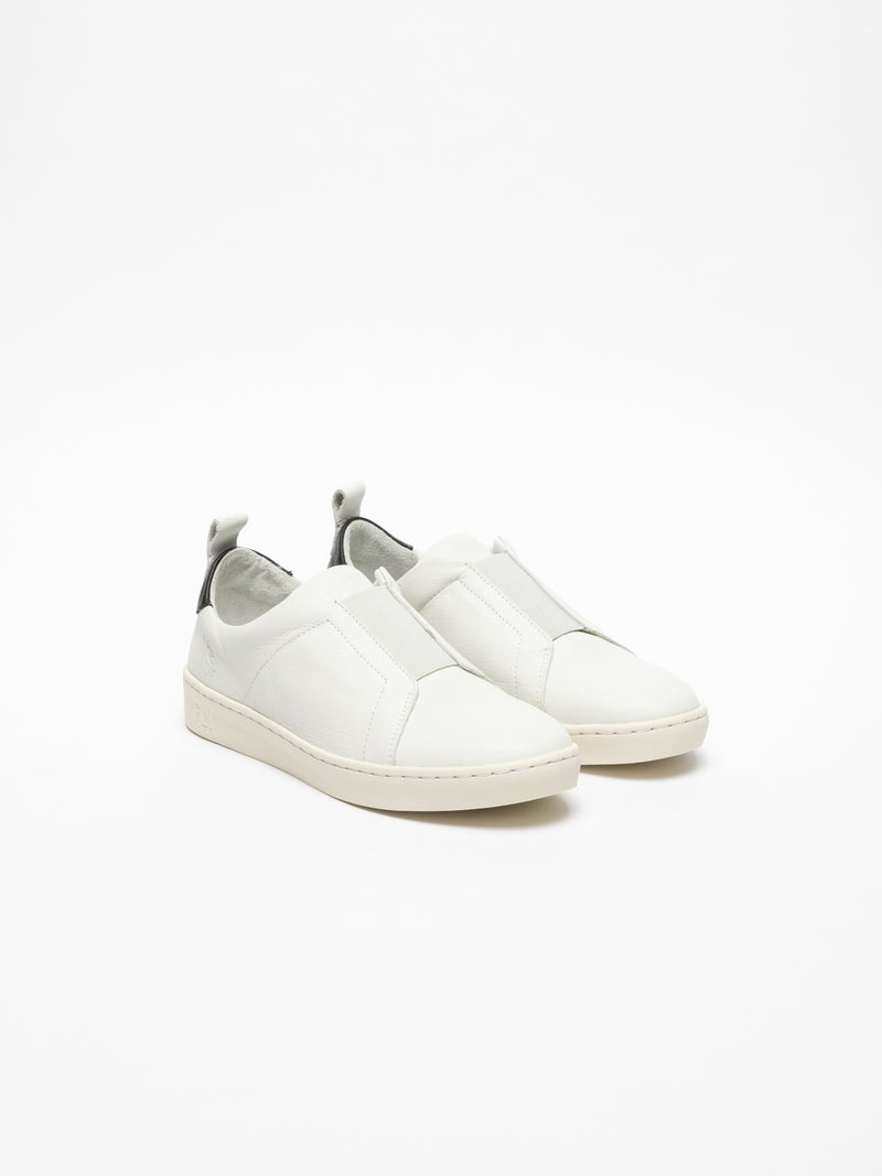 Fly London White Elasticated Trainers