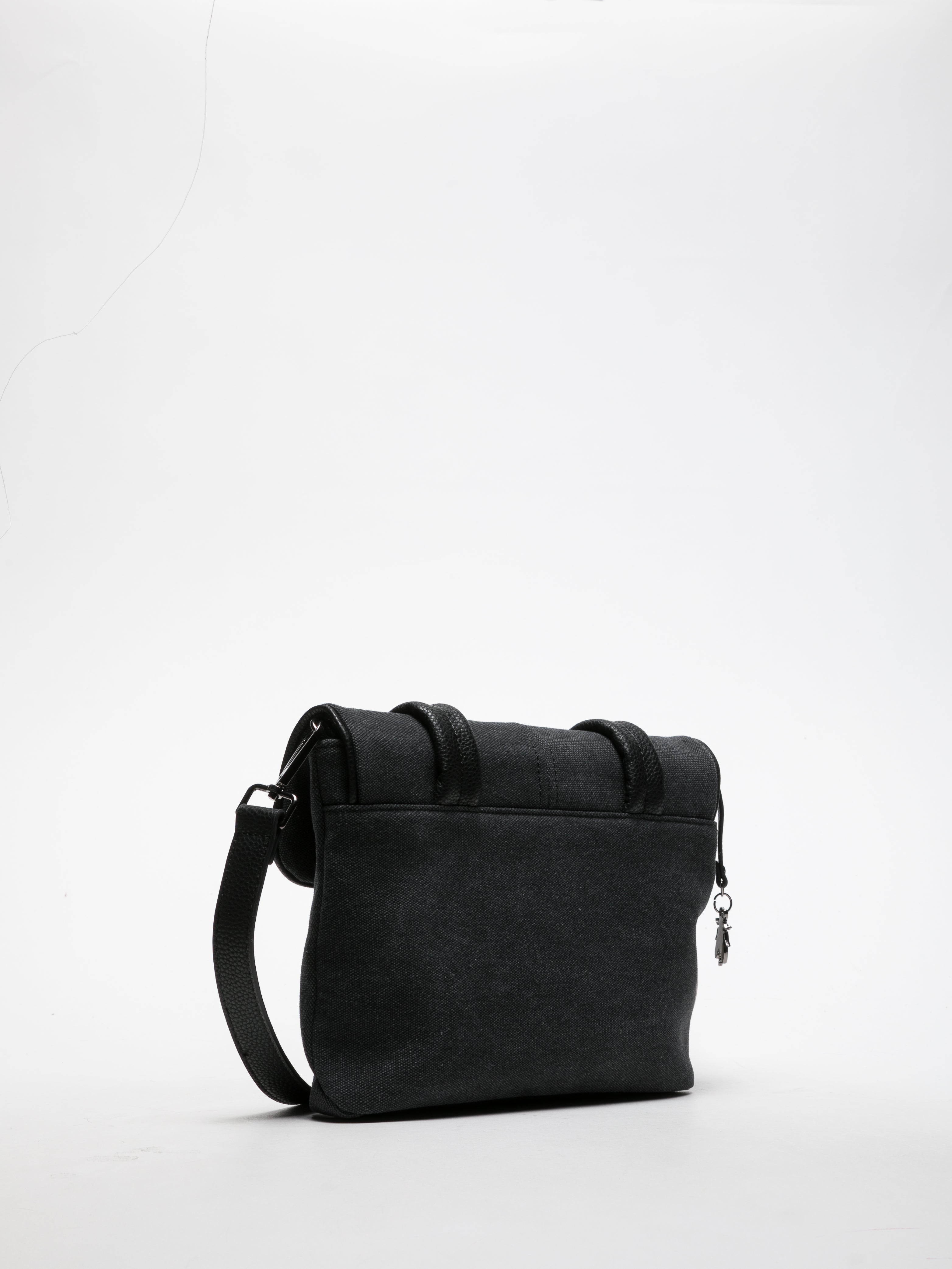 Fly London Coal Black Crossbody Bags