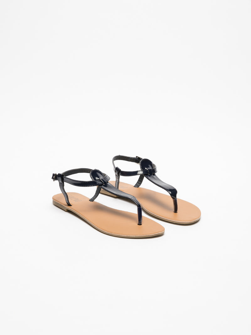 Foreva Blue Flat Sandals