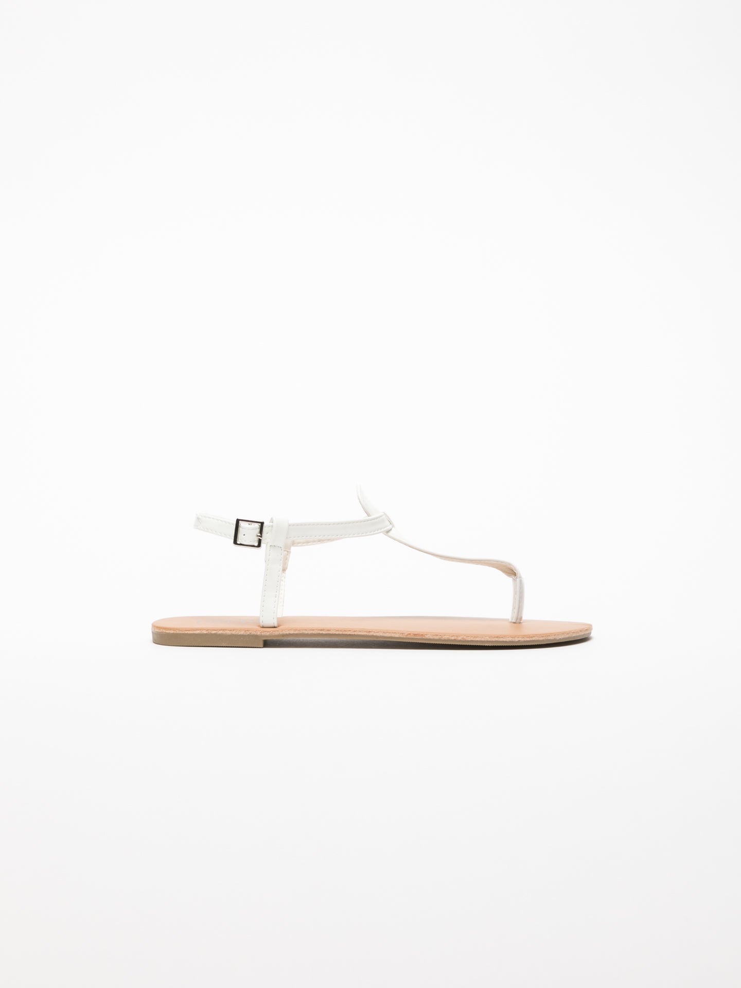 Foreva White T-Strap Sandals