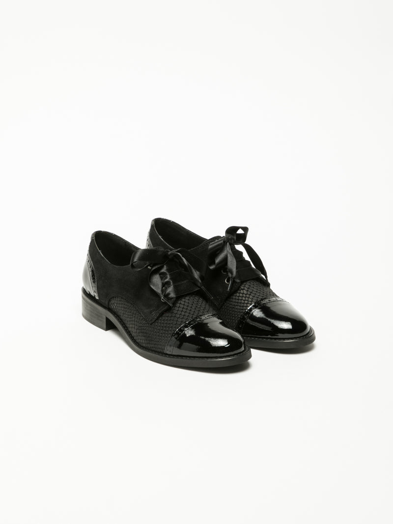 Foreva Black Derby Shoes