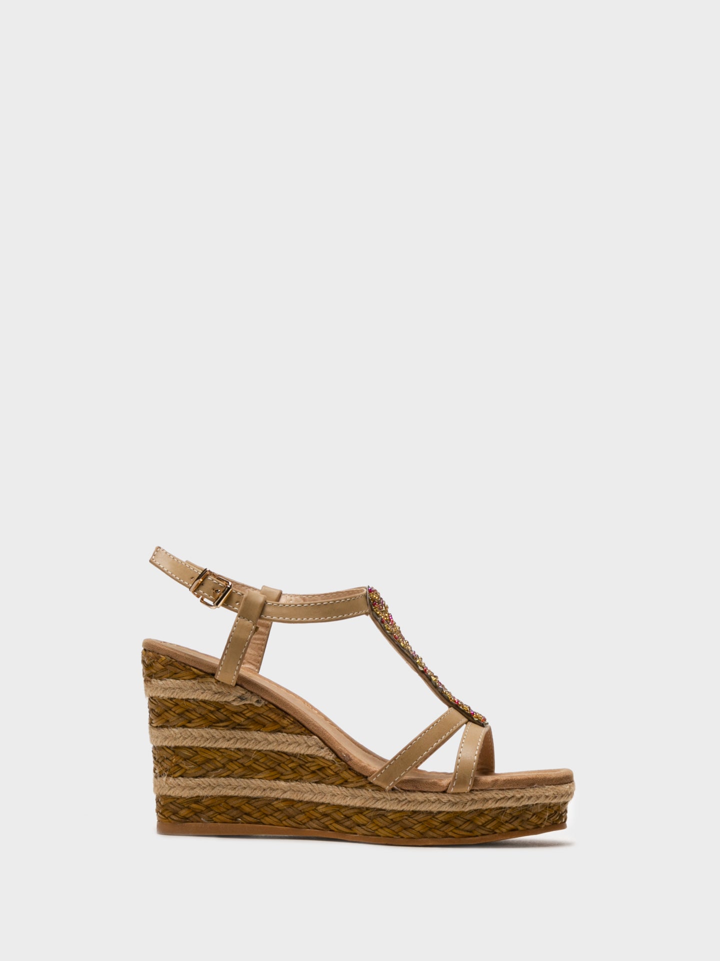 Foreva Beige Buckle Sandals