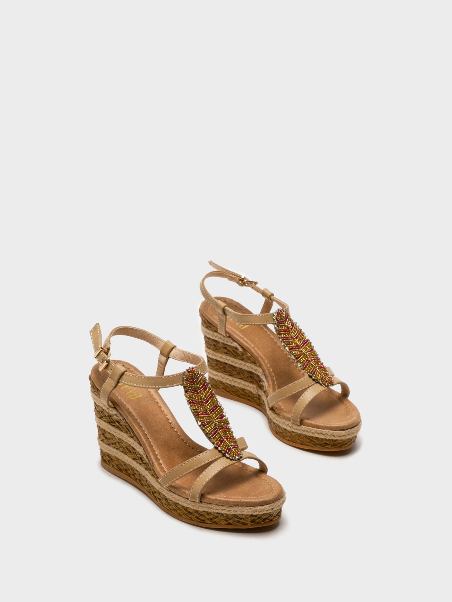 Foreva Beige Buckle Sandals