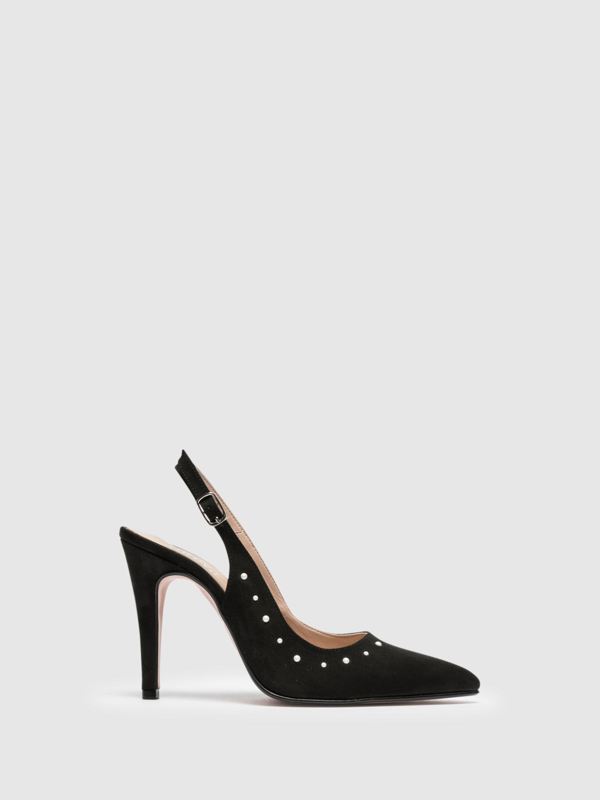 Foreva Black Sling-Back Pumps Shoes