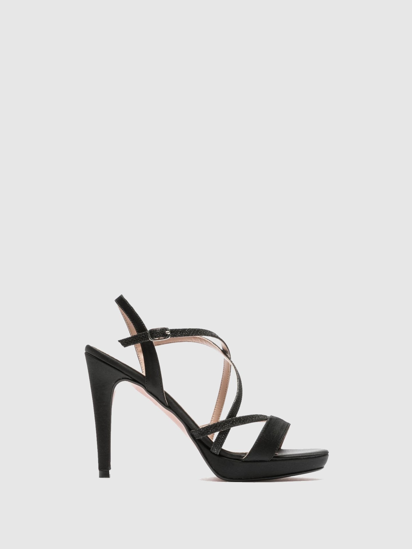 Foreva Black Strappy Sandals