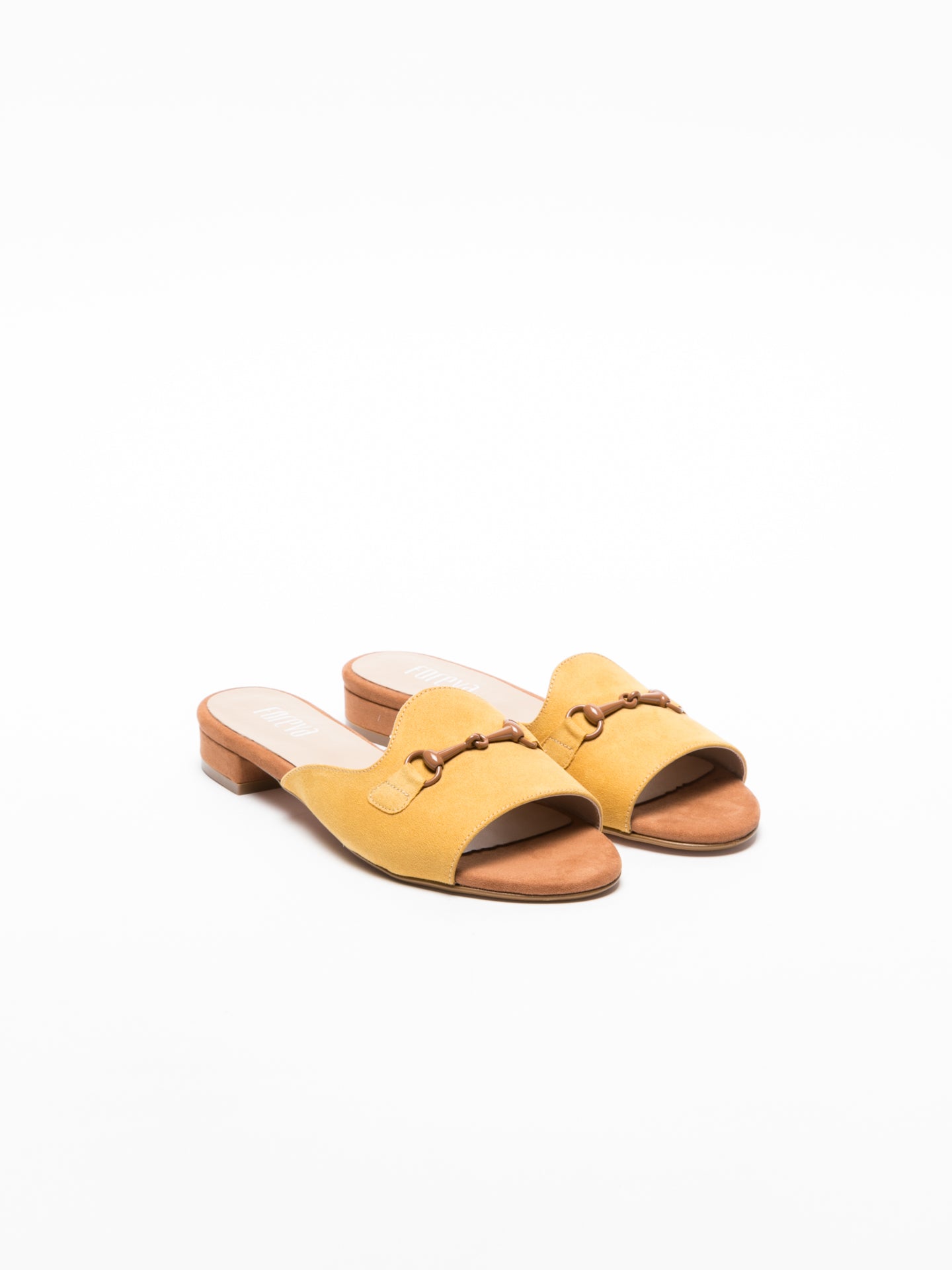 Foreva Yellow Flat Mules