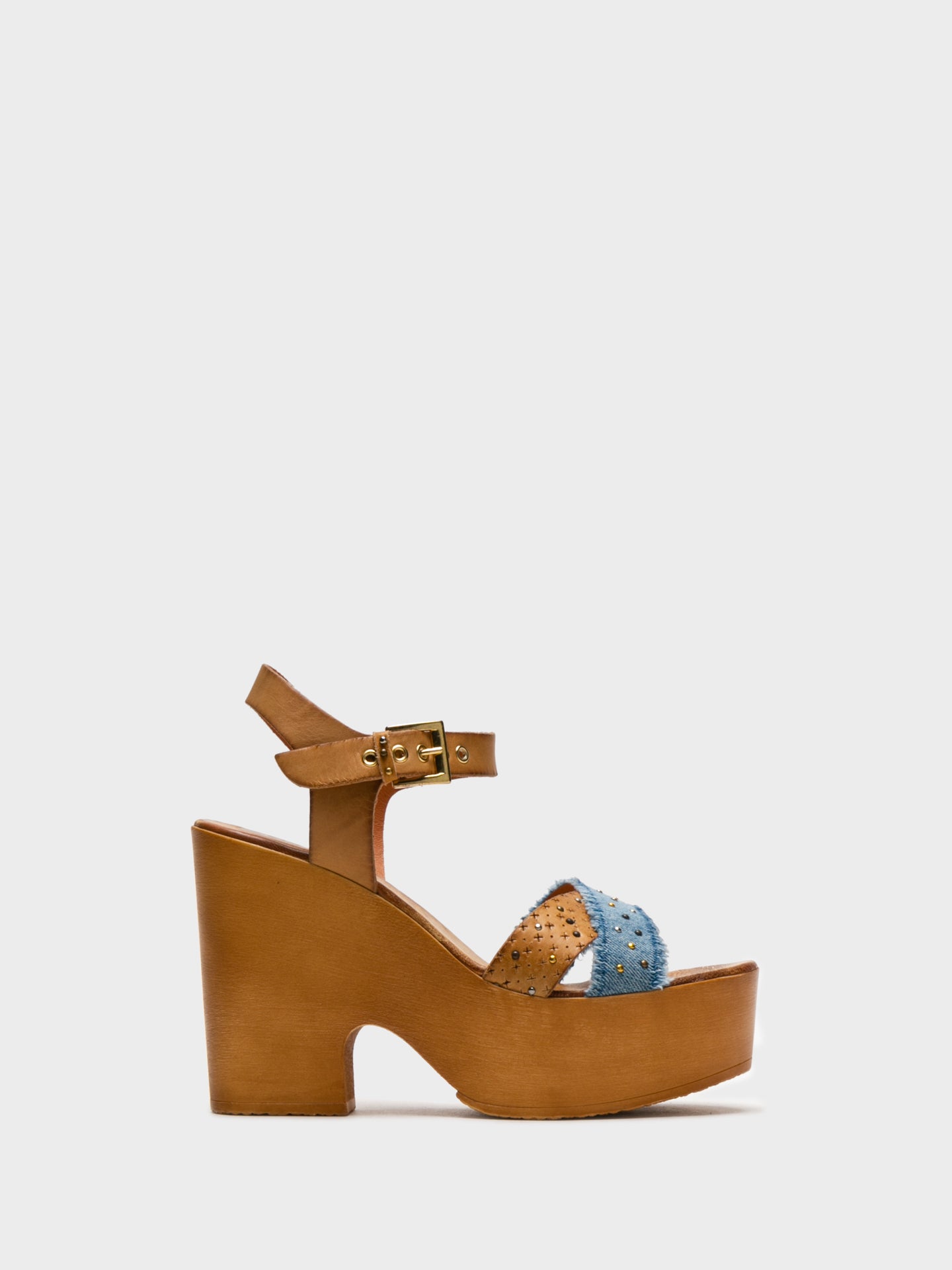 Foreva Blue Heel Sandals