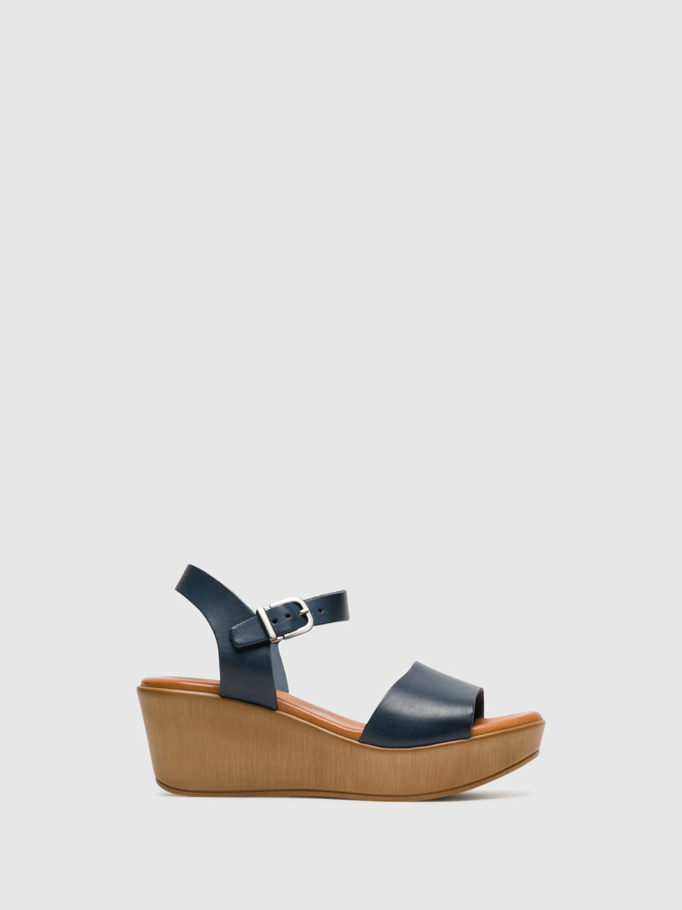 Foreva Blue Buckle Sandals