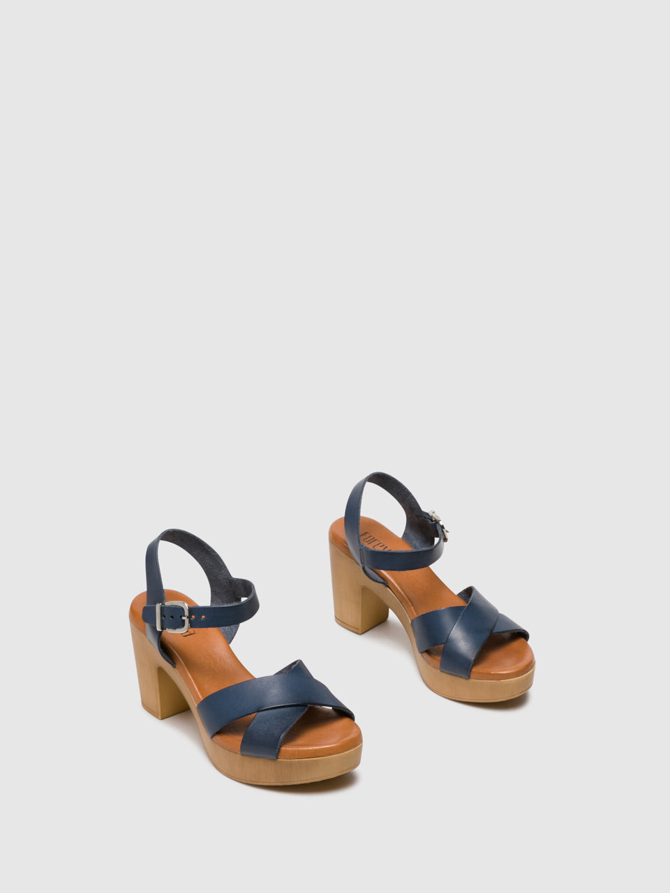 Foreva Blue Buckle Sandals