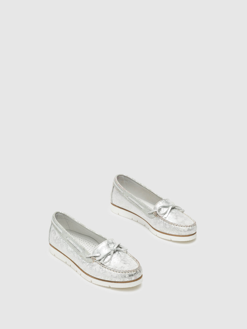 Foreva Silver Nautical Shoes