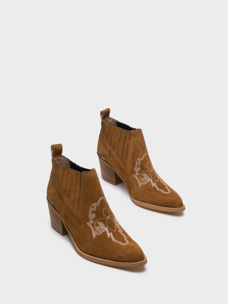 Foreva Peru Cowboy Ankle Boots