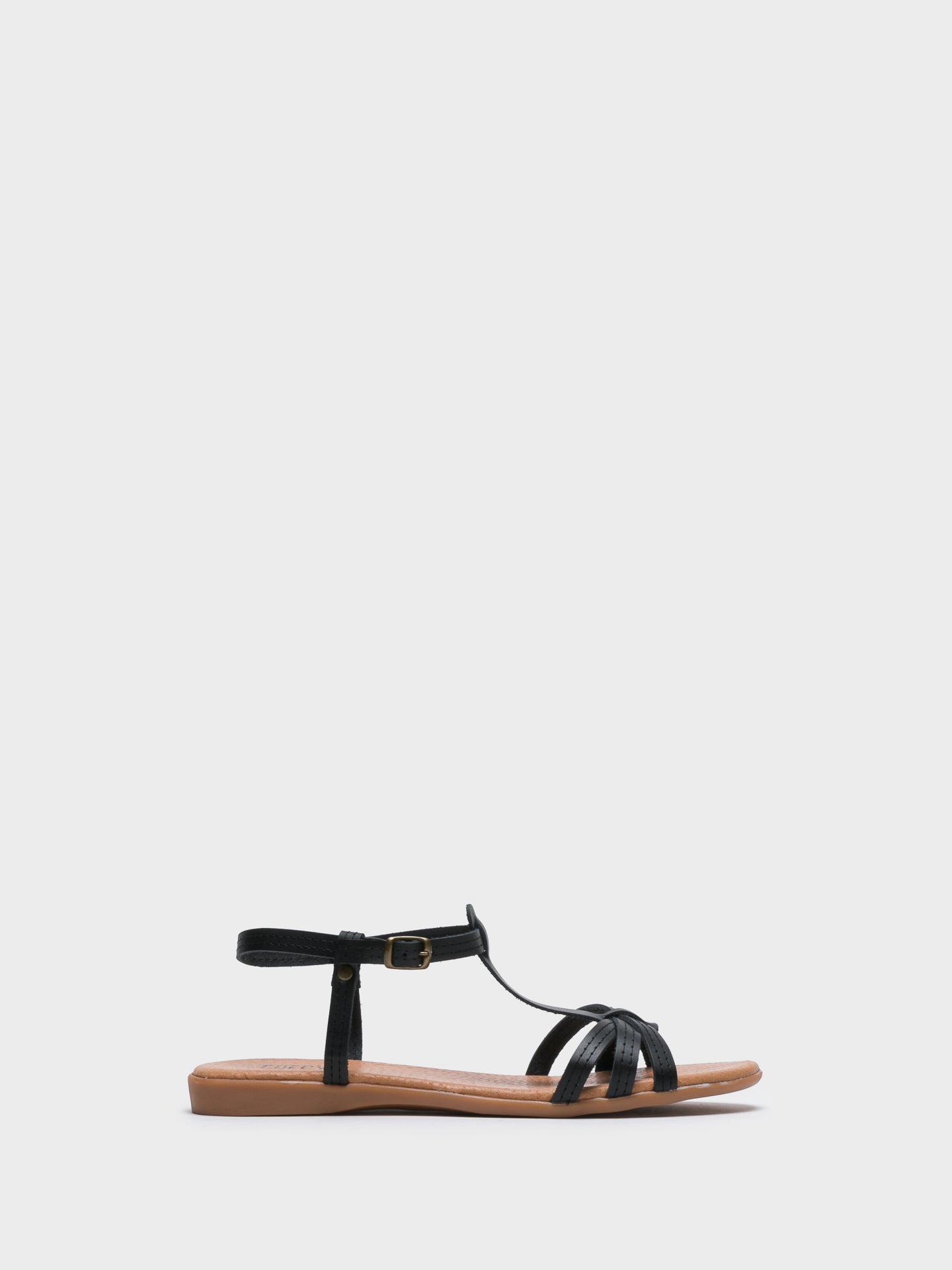 Foreva Black Sling-Back Sandals