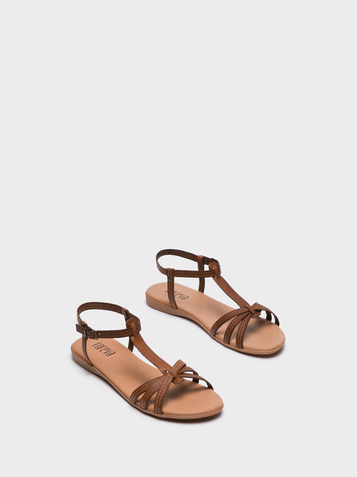 Foreva Brown Sling-Back Sandals