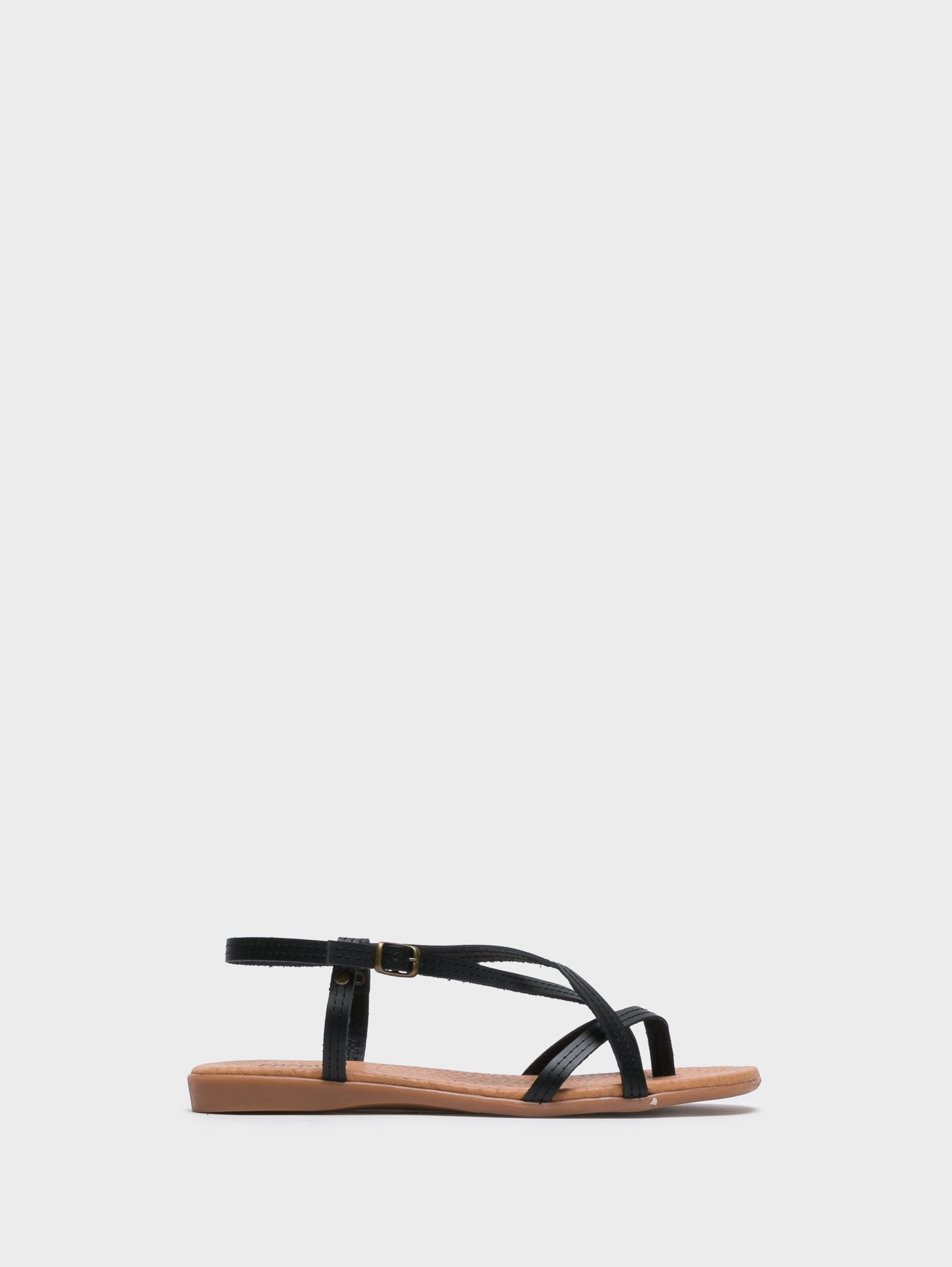 Foreva Black Crossover Sandals