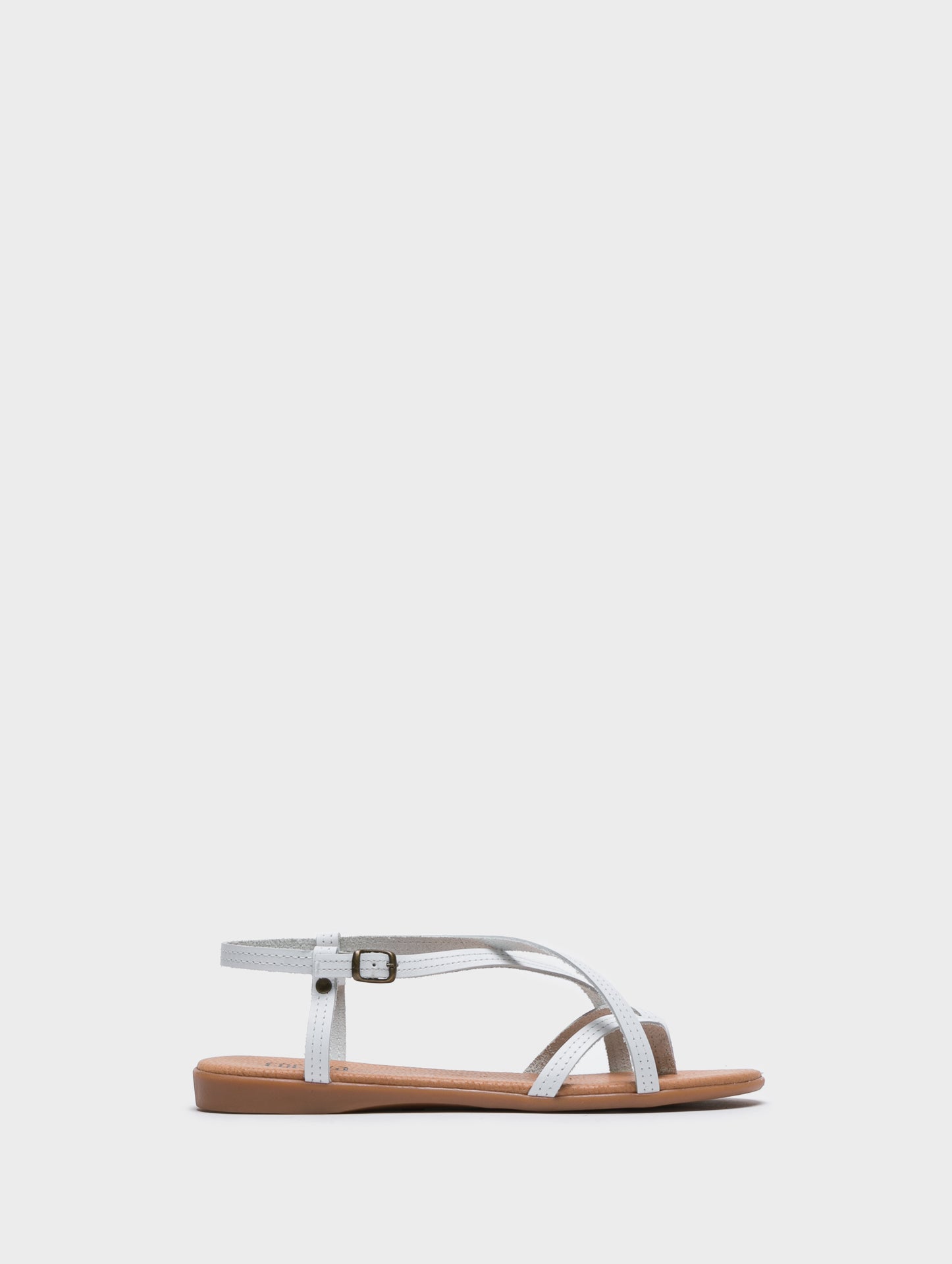 Foreva White Crossover Sandals