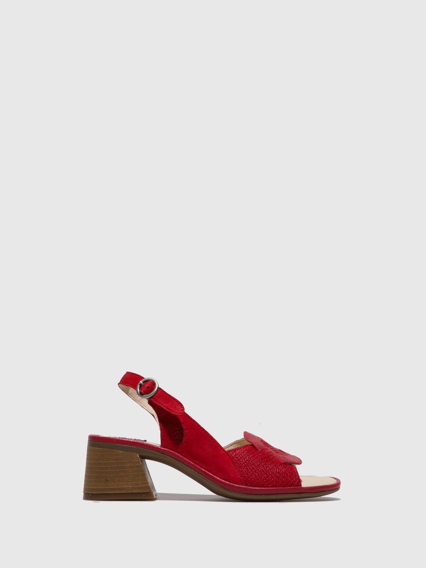 Fly London Red Sling-Back Sandals