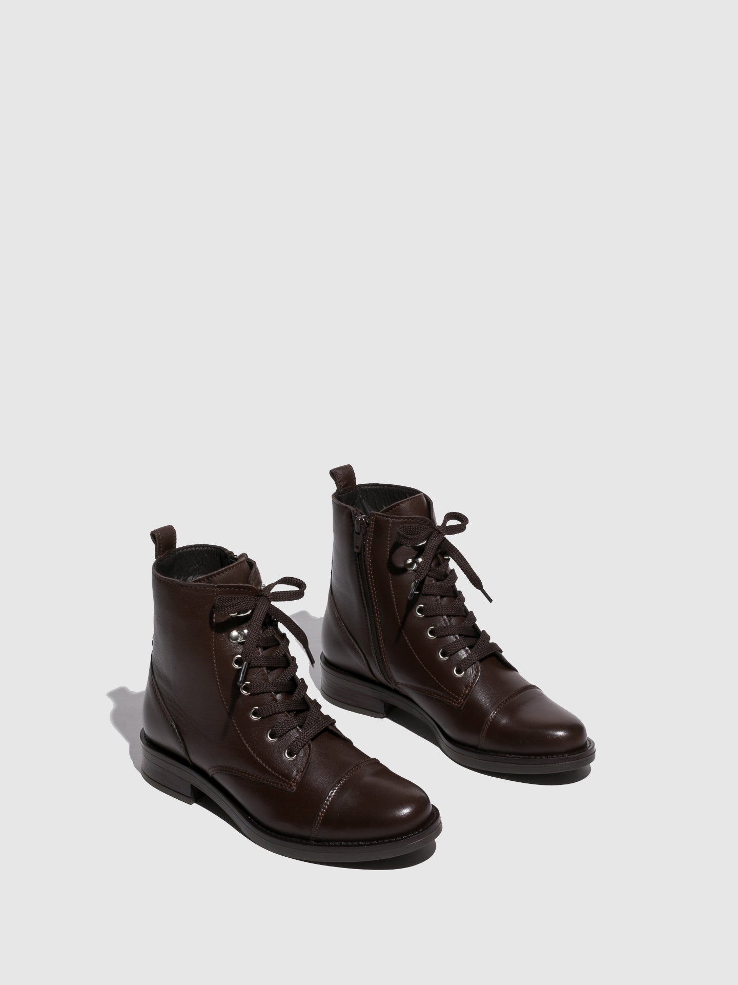 Foreva Brown Lace-up Boots