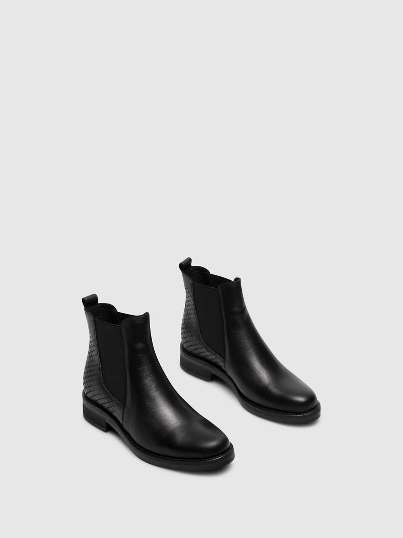 Foreva Black Chelsea Ankle Boots