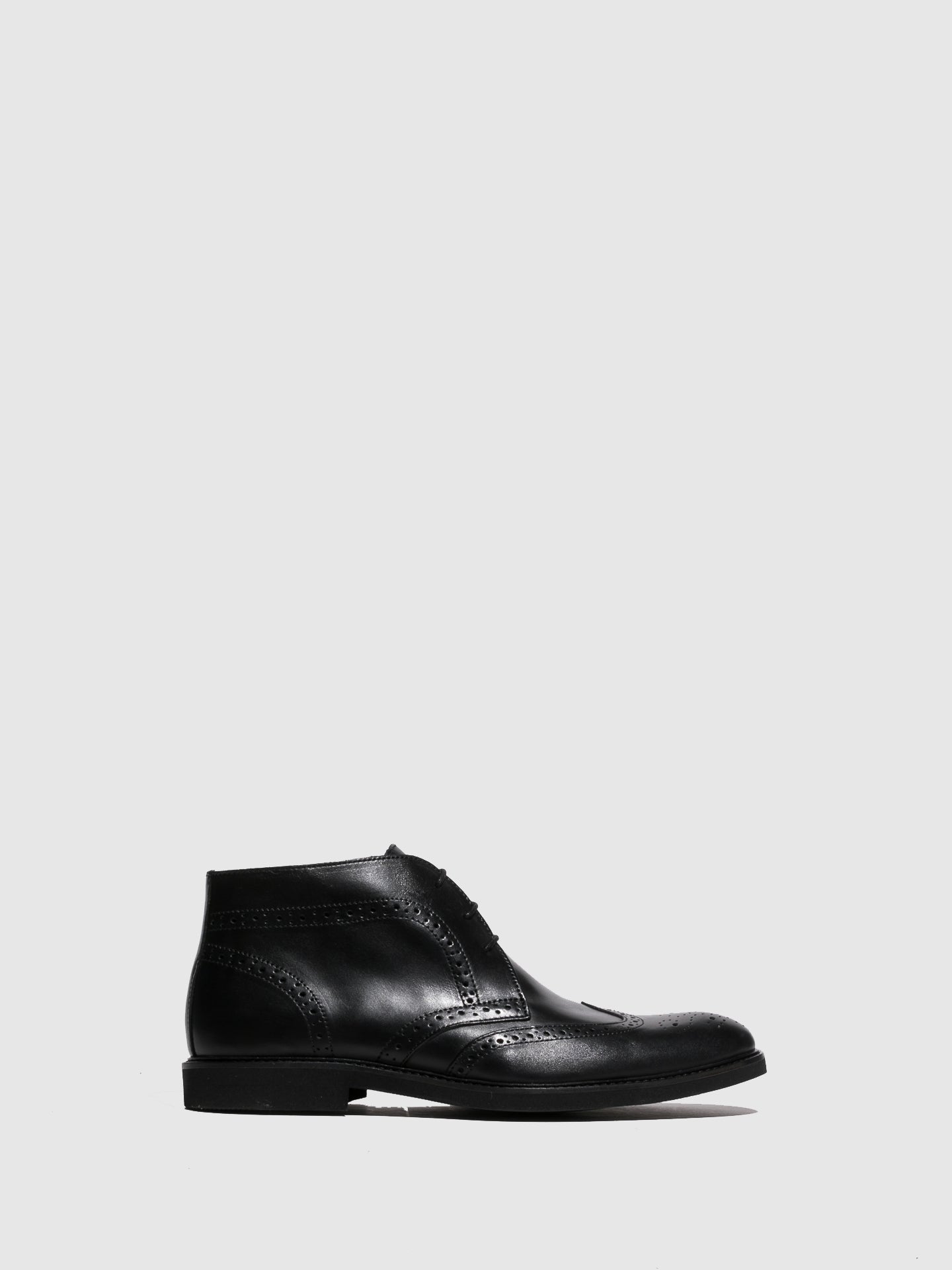 Foreva Black Elasticated Ankle Boots