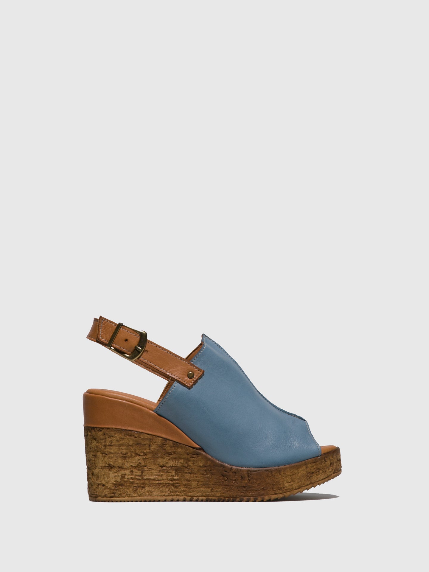 Foreva Blue Wedge Sandals