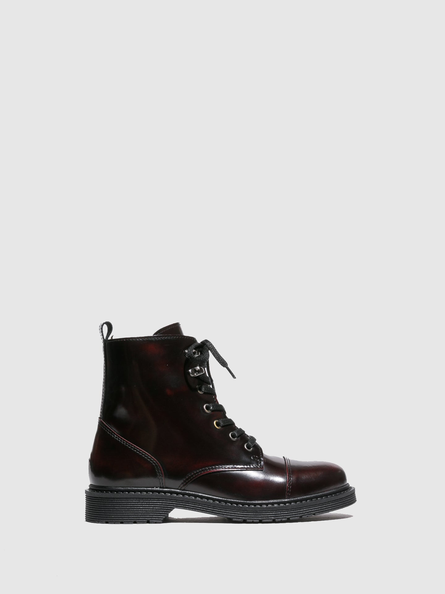 Foreva Crimson Lace-up Boots