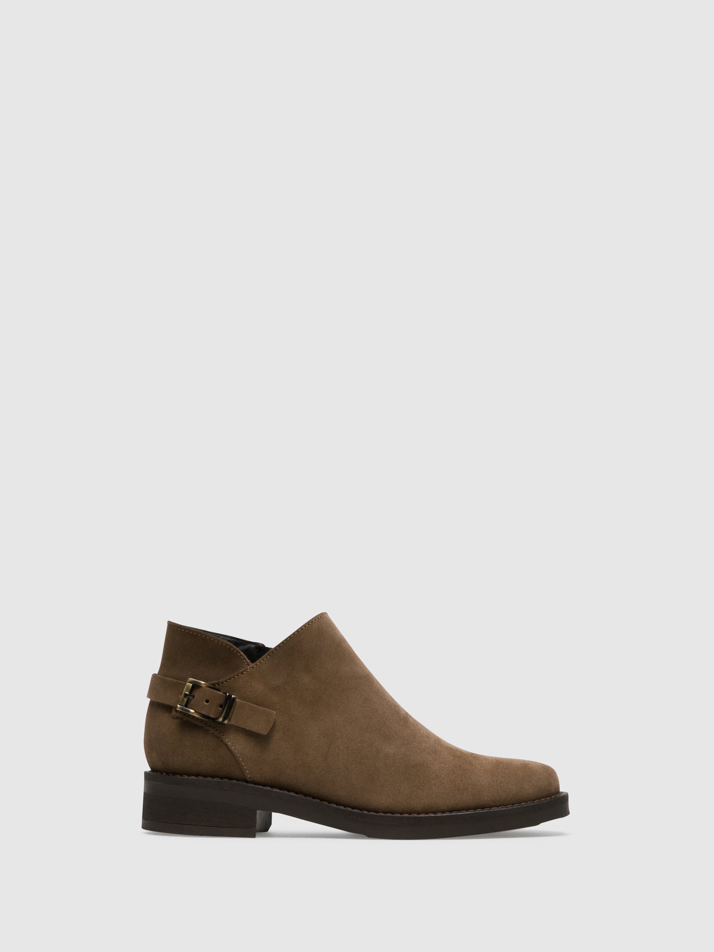 Foreva Wheat Zip up Ankle Boots